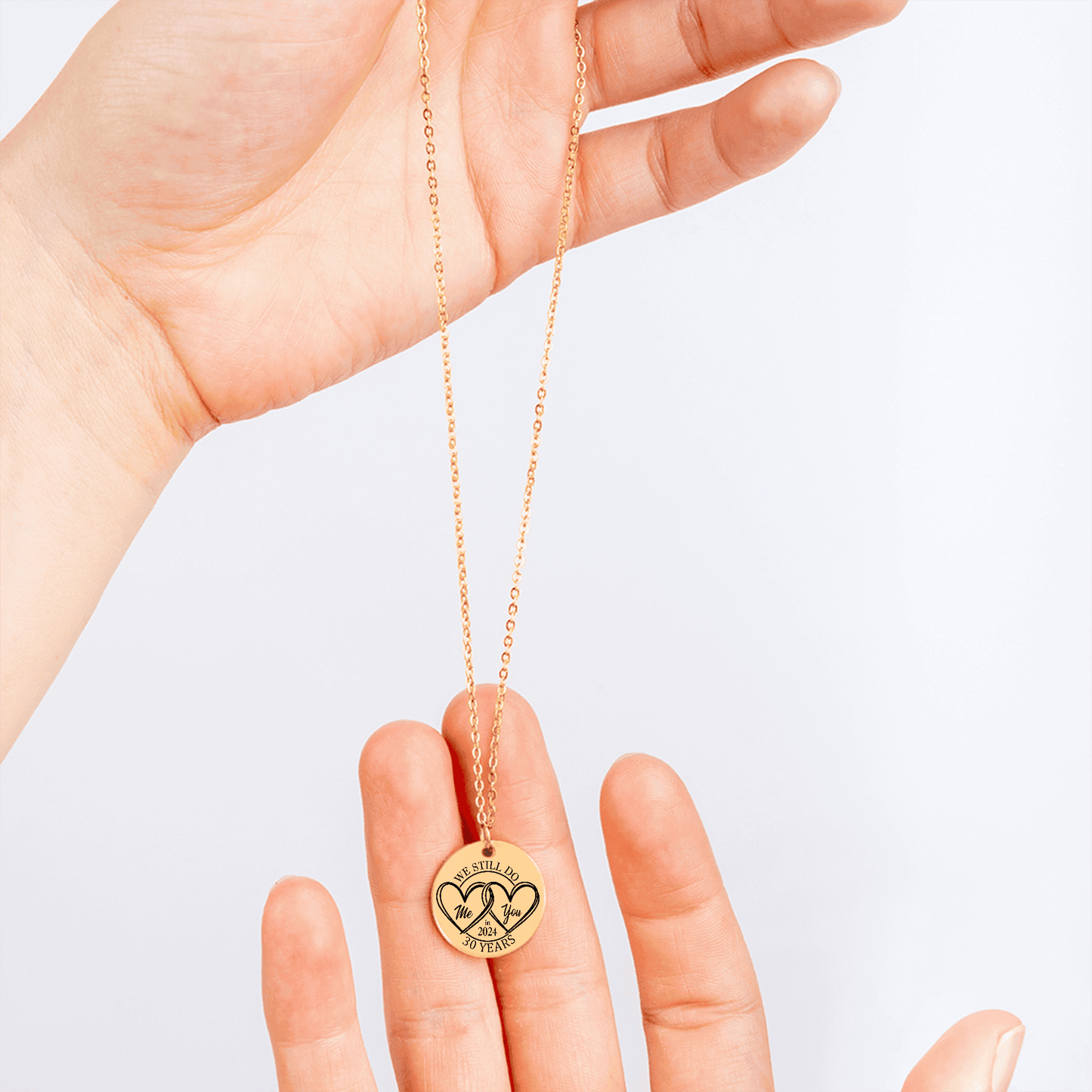 30th Years Anniversary Coin Necklace