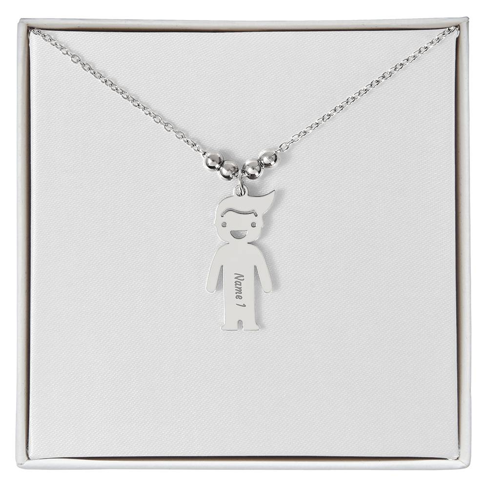 Kid Charm Name Necklace