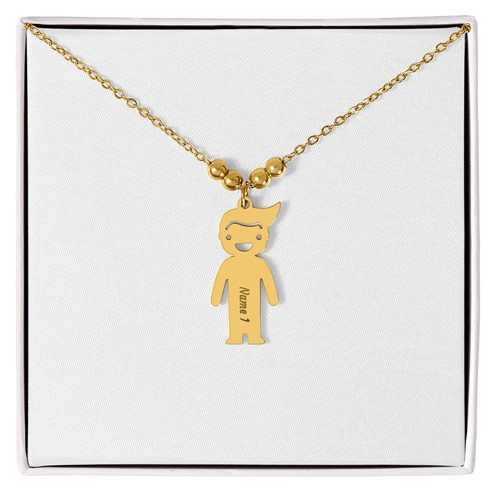 Kid Charm Name Necklace