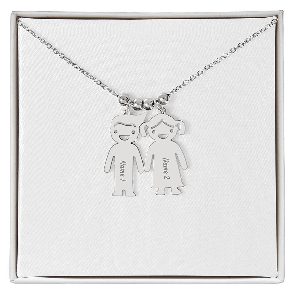 Kid Charm Name Necklace