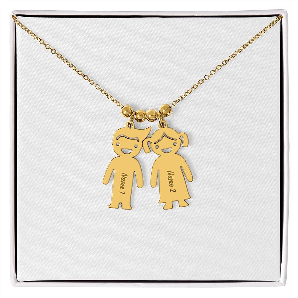 Kid Charm Name Necklace