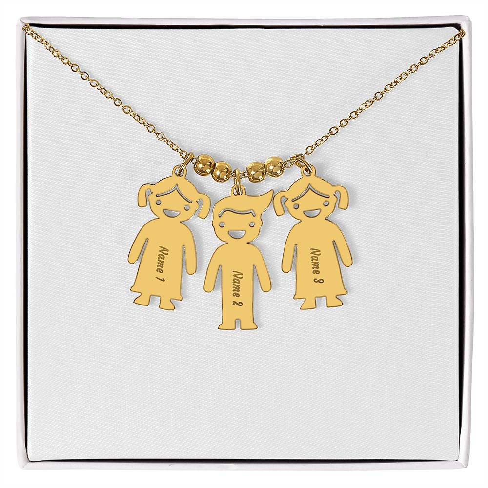 Kid Charm Name Necklace