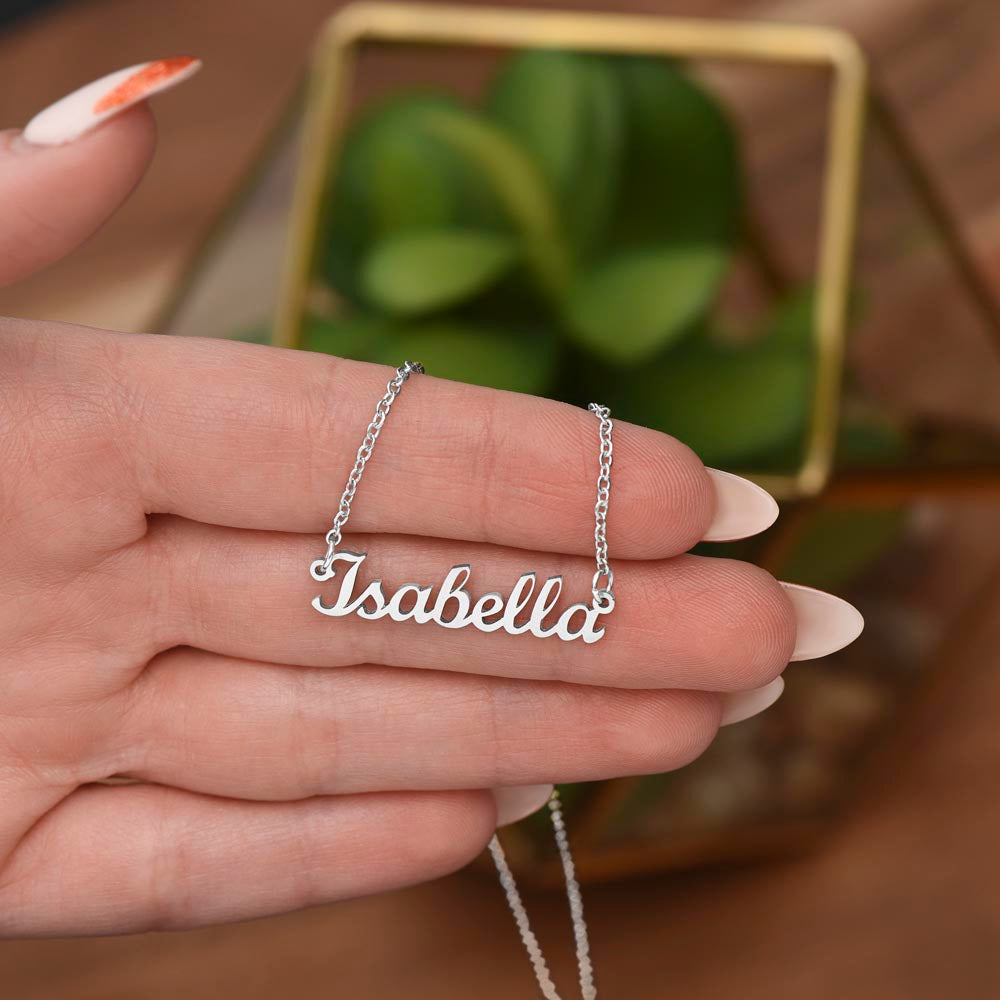 Name Necklace With Alphabets