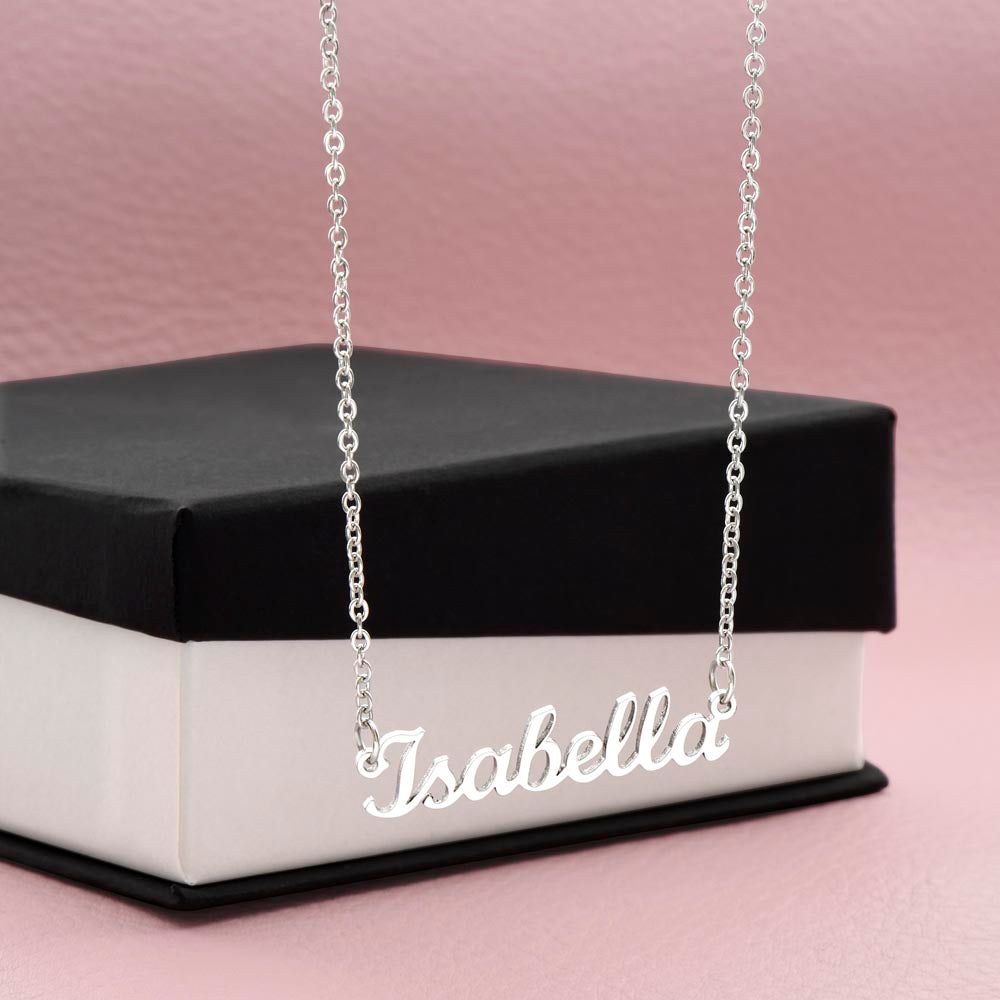 Name Necklace With Alphabets