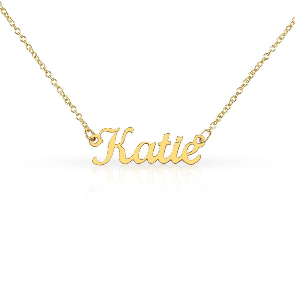 Name Necklace With Alphabets