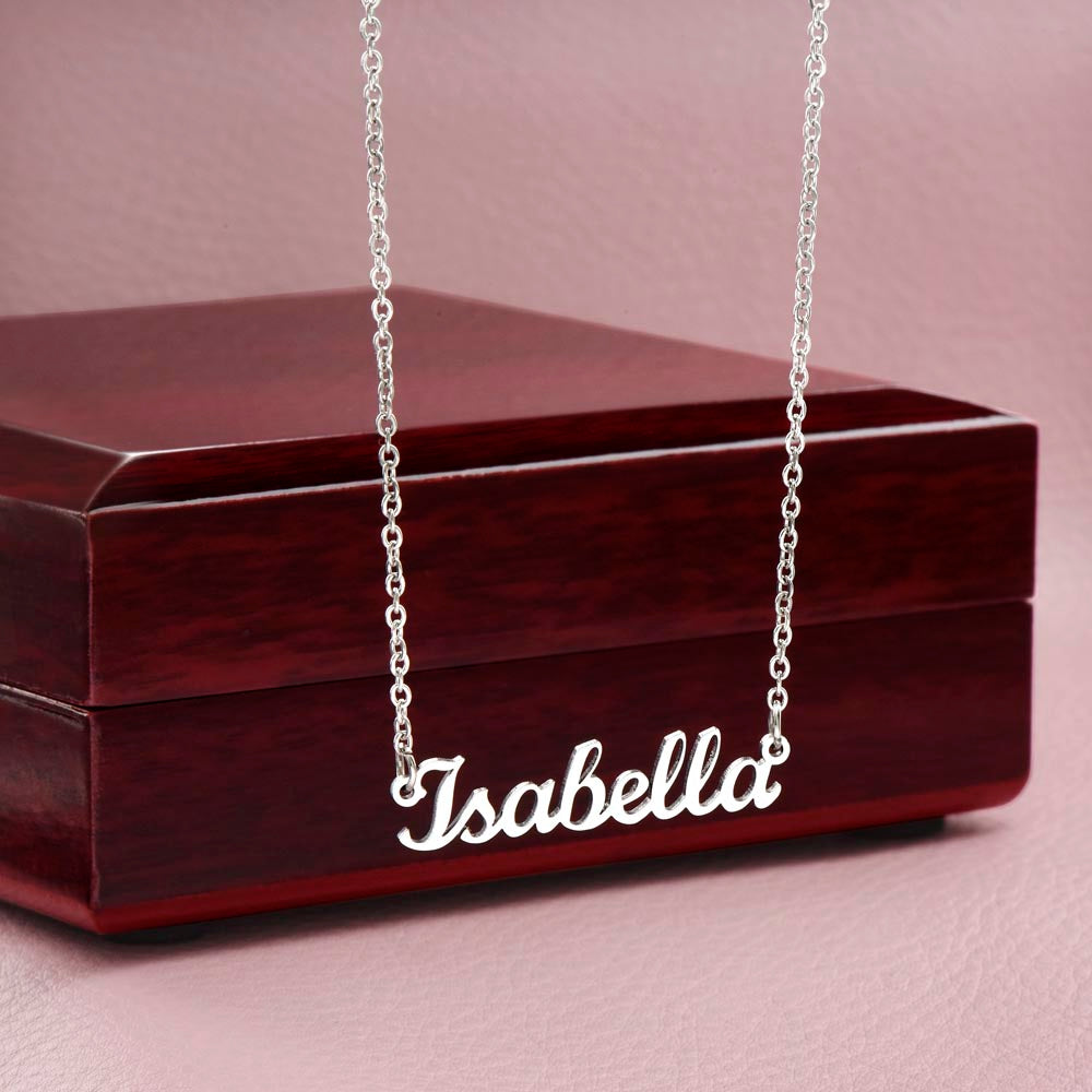 Name Necklace With Alphabets