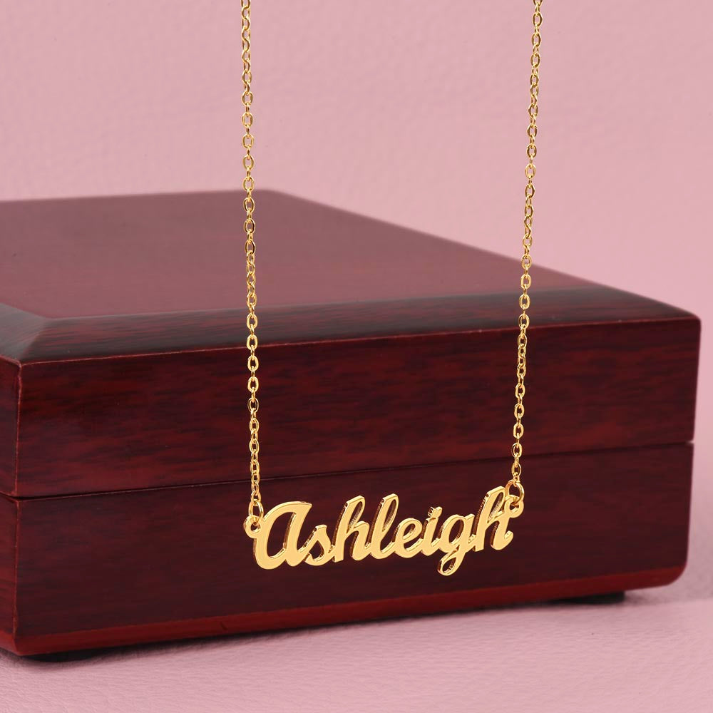 Name Necklace With Alphabets