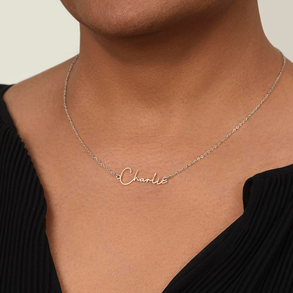 Signature Name Necklace