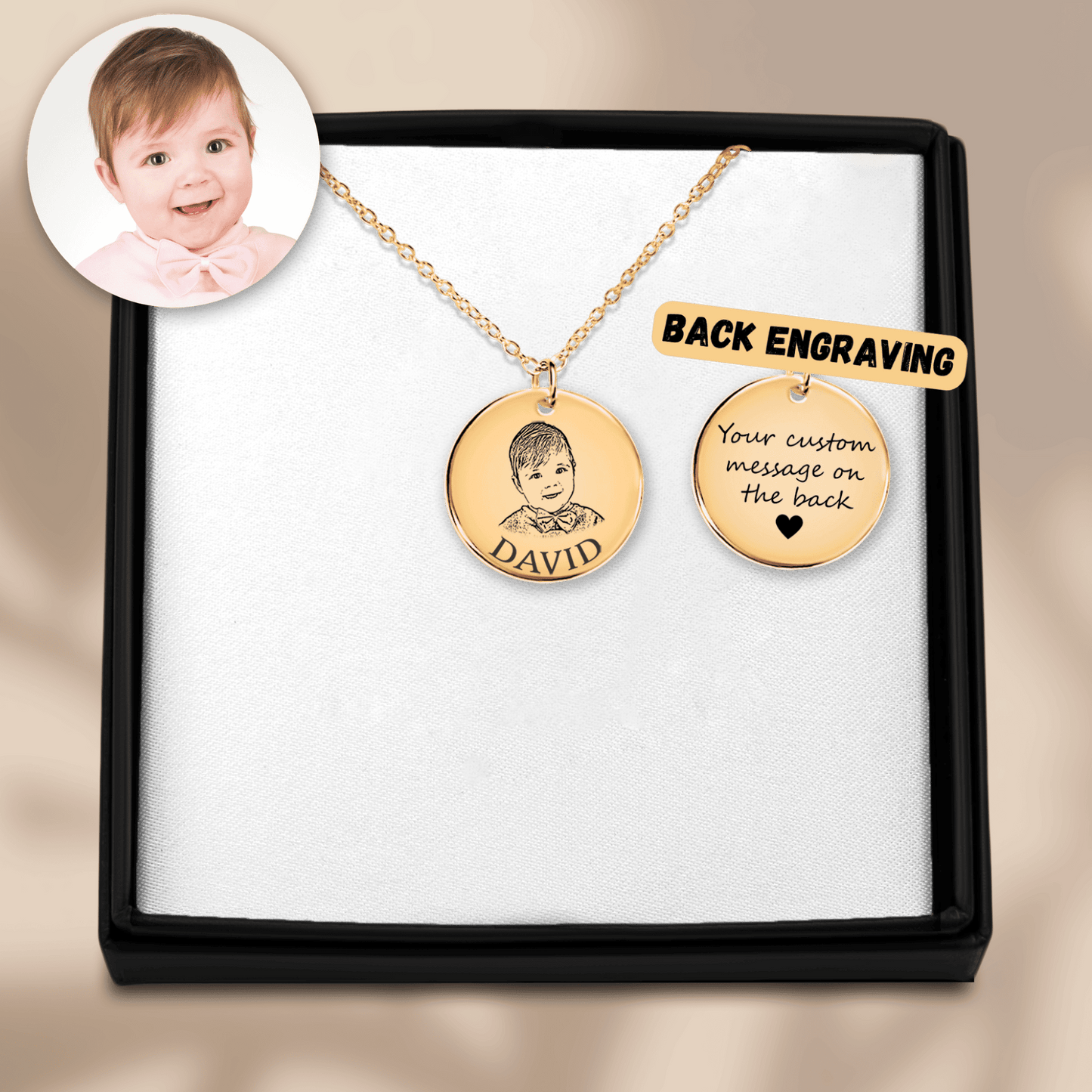 Baby Portrait Necklace