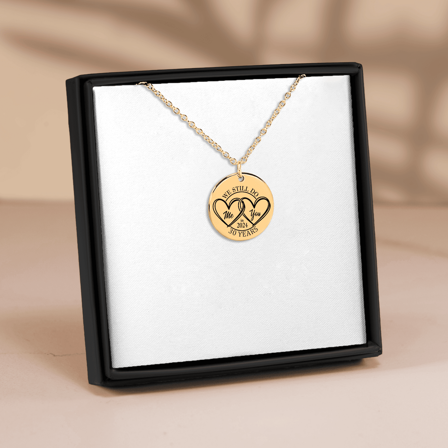 30th Years Anniversary Coin Necklace