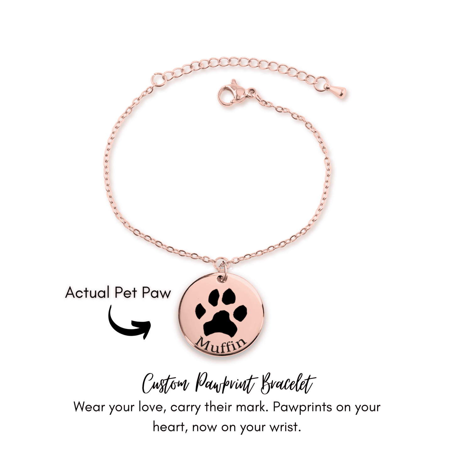 Pawprint Custom Bracelet