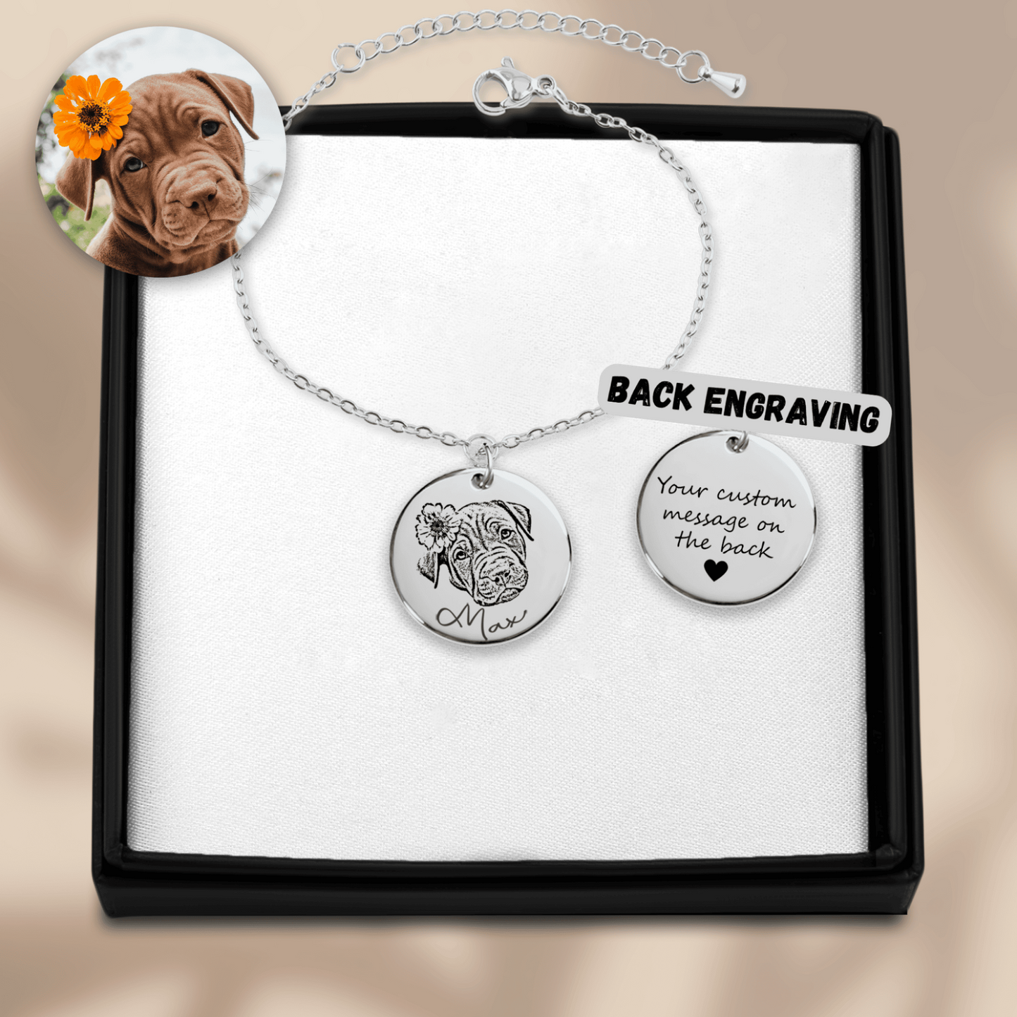 Dog Portrait Bracelet