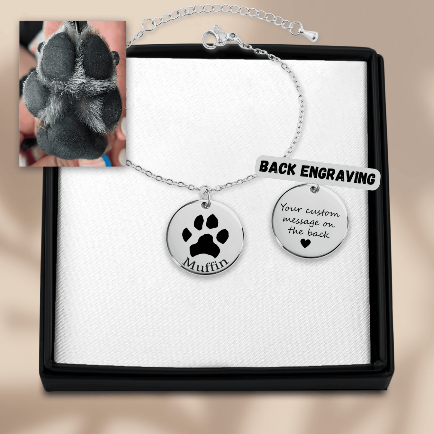 Pawprint Custom Bracelet