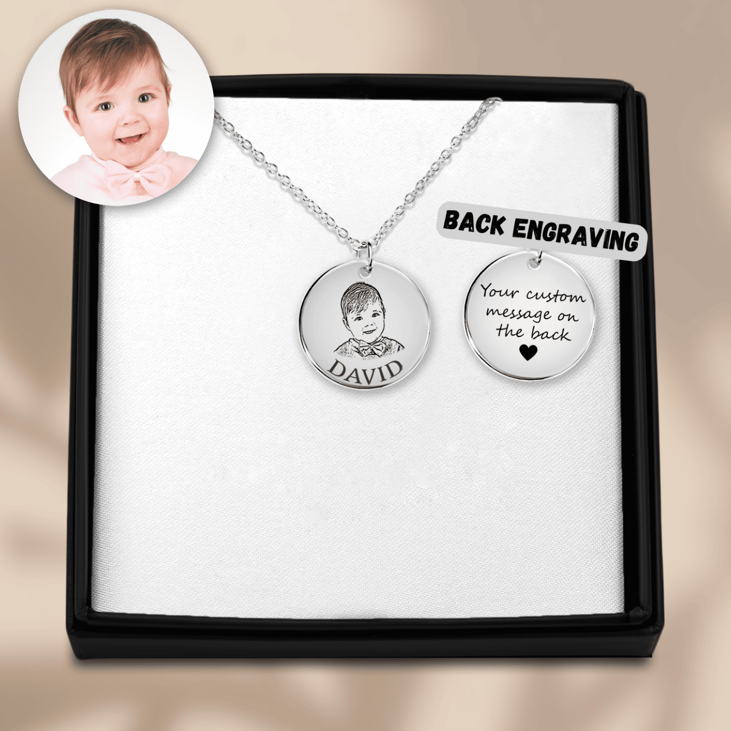 Baby Portrait Necklace