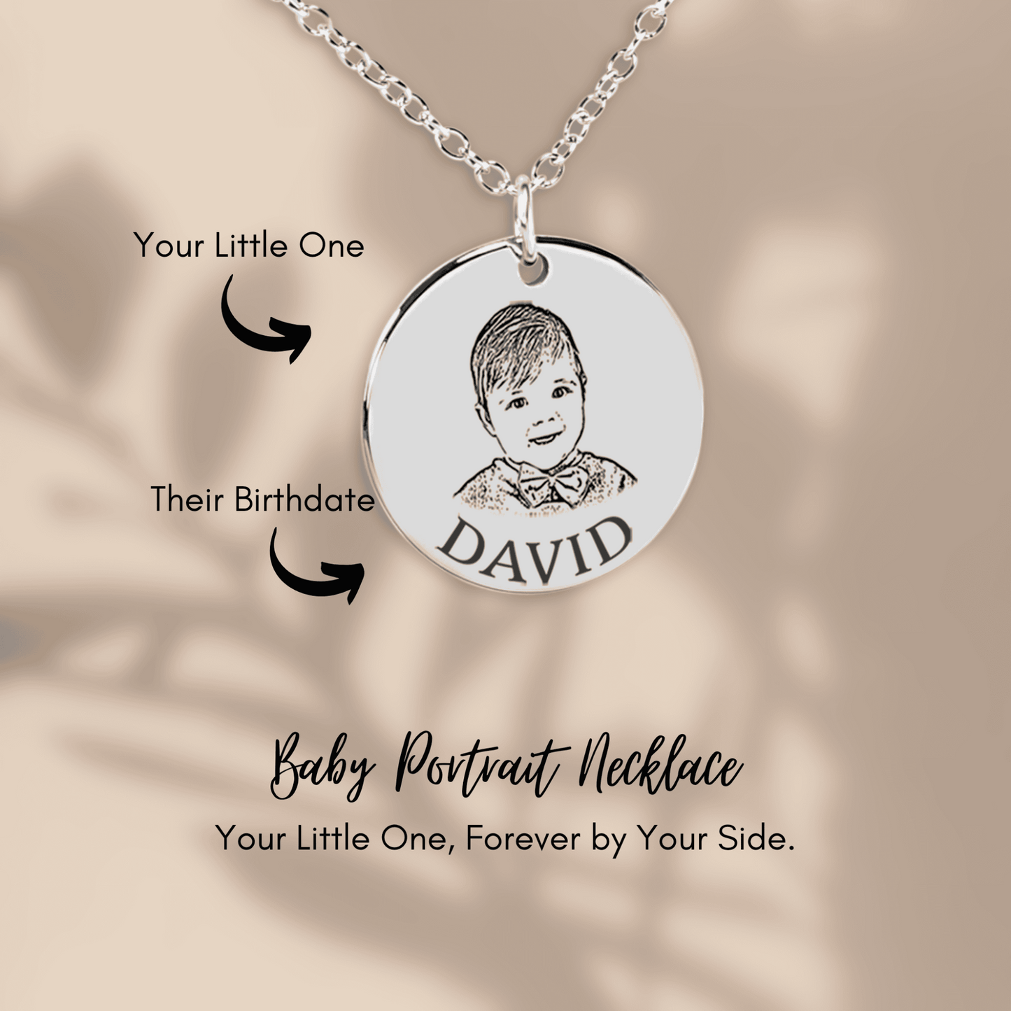 Baby Portrait Necklace