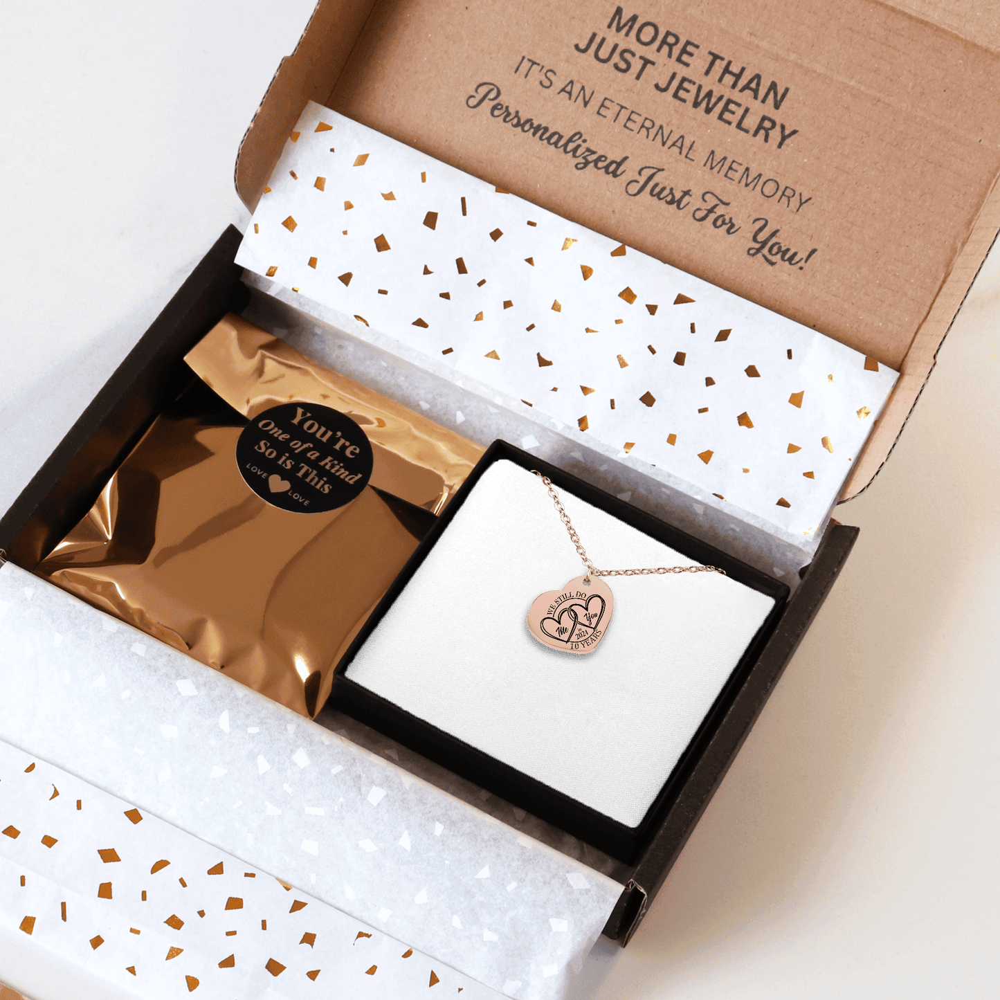 10th Year Anniversay Heart Necklace