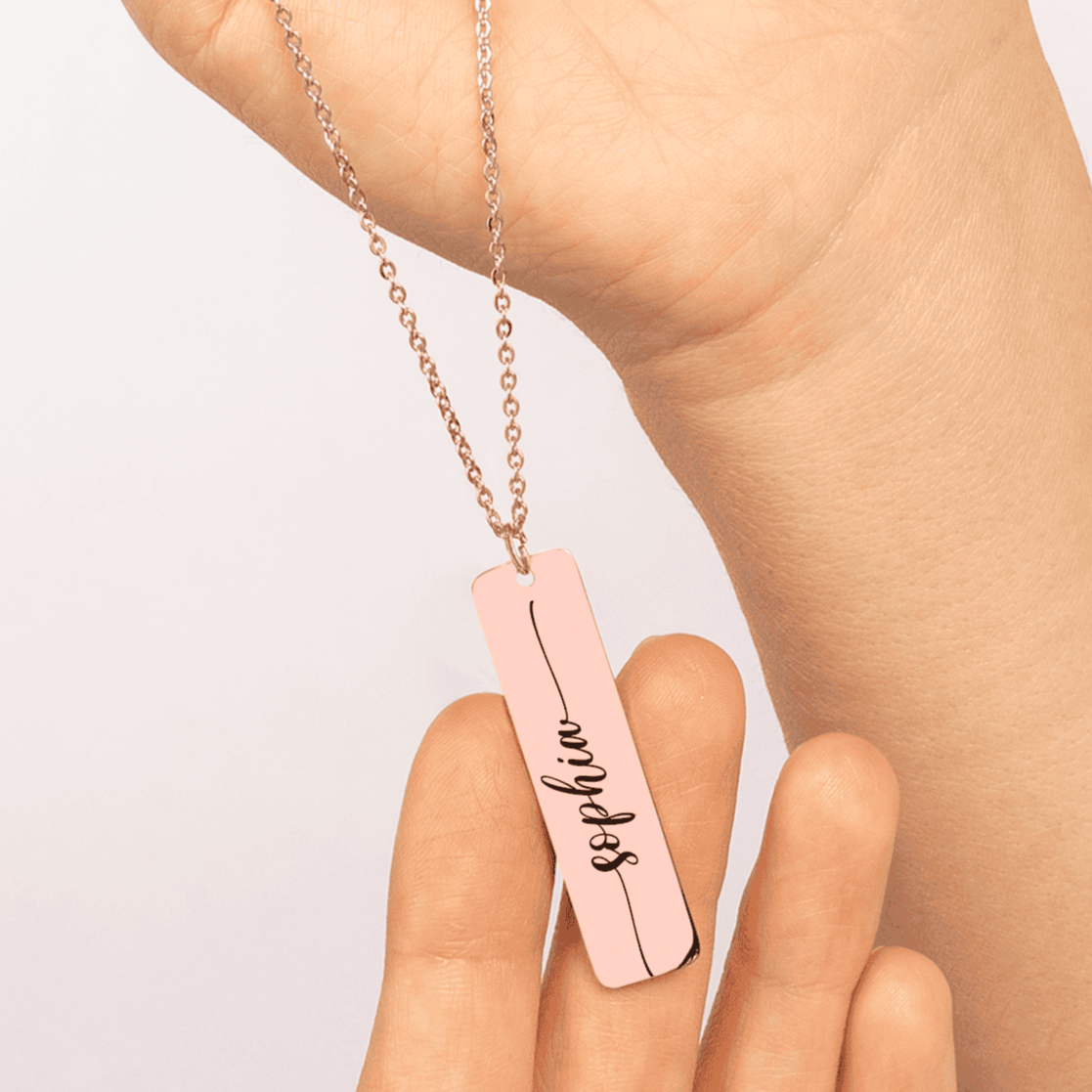 Custom Name Pendant Necklace