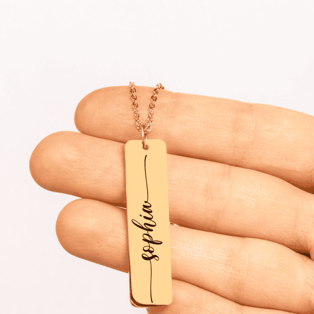 Custom Name Pendant Necklace